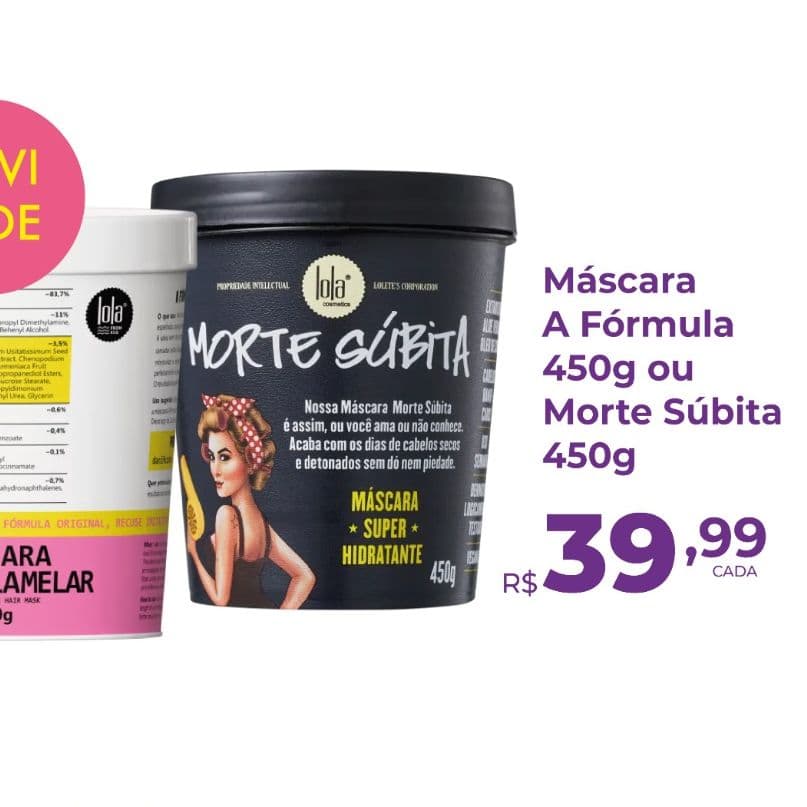 Máscara A Fórmula 450g ou Morte Súbita 450g 